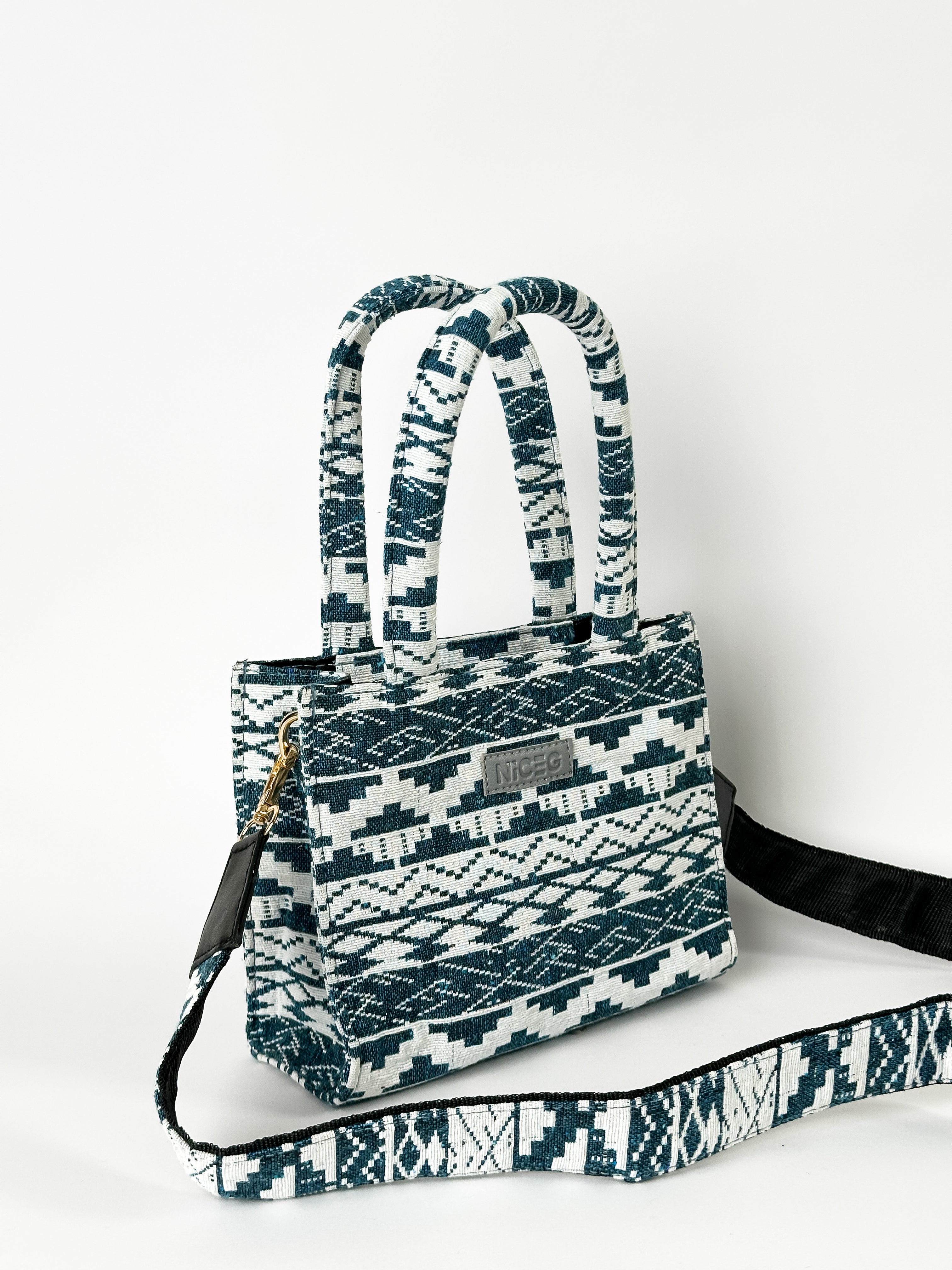 NiceG Blue Bliss Box Bag (Small)